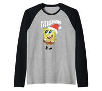 Spongebob Squarepants Merry Christmas I've Been Good Maglia con Maniche Raglan