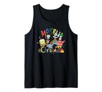 Spongebob Squarepants Merry Christmas Ugly Sweater Team Canotta