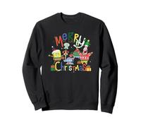 Spongebob Squarepants Merry Christmas Ugly Sweater Team Felpa