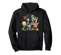 Spongebob Squarepants Merry Christmas Ugly Sweater Team Felpa con Cappuccio