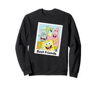 Spongebob Squarepants Migliori Amici Patrick Squidward Retro Felpa