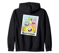 Spongebob Squarepants Migliori Amici Patrick Squidward Retro Felpa con Cappuccio