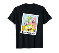Spongebob Squarepants Migliori Amici Patrick Squidward Retro Maglietta
