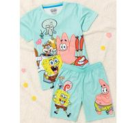 SpongeBob SquarePants Multicolore Character Pose Pigiama a maniche corte a gamba