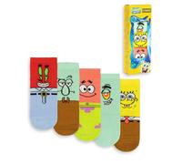 SpongeBob SquarePants Multicolore Multi-Character Graphics Calzini al polpaccio