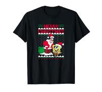 SpongeBob SquarePants Natale Santa Patrick In Chimney Maglietta