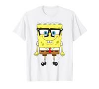 Spongebob Squarepants Nerd Glasses Big Face Maglietta