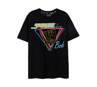 SpongeBob SquarePants Nero 80's Neon T-shirt a maniche corte Donne