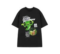 SpongeBob SquarePants Nero Flying Dutchman T-shirt a maniche corte Unisex Adulti