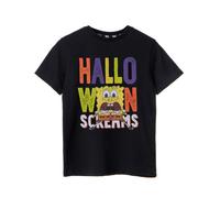 SpongeBob SquarePants Nero Halloween Screams T-shirt a maniche corte Unisex Bamb