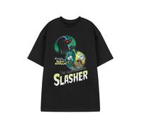 SpongeBob SquarePants Nero Hash Slinging Slasher T-shirt a maniche corte Unisex