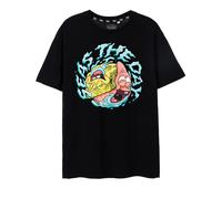 SpongeBob SquarePants Nero Krusty Pants Seas The Day T-shirt a maniche corte Uom