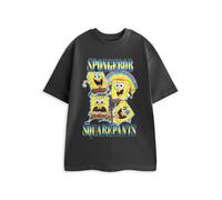 SpongeBob SquarePants Nero Meme T-shirt a maniche corte Unisex Adulti