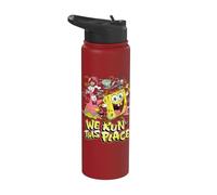 Spongebob Squarepants Noi gestiamo questo posto Stainless Steel Insulated Water Bottle