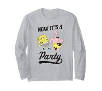 Spongebob Squarepants Now It's A Party Spongebob And Patrick Maglia a Manica