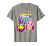 Spongebob Squarepants Patrick Bubble Classic Happy Friends Maglietta