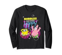 Spongebob Squarepants Patrick Bubble Happy Friends Classic Maglia a Manica