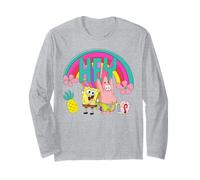 Spongebob Squarepants Patrick Fun Friends Forever Retro Anni '90 Maglia a Manica