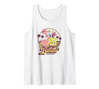 Spongebob Squarepants Patrick Gary Retro Sunset Canotta