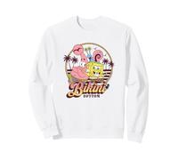 Spongebob Squarepants Patrick Gary Retro Sunset Felpa