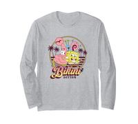 Spongebob Squarepants Patrick Gary Retro Sunset Maglia a Manica