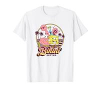Spongebob Squarepants Patrick Gary Retro Sunset Maglietta