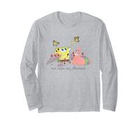 Spongebob Squarepants Patrick No Rain No Flowers Maglia a Manica
