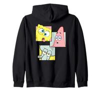 Spongebob Squarepants Patrick Squidward I Migliori Amici retrò Felpa con Cappuccio