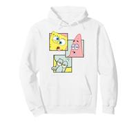 Spongebob Squarepants Patrick Squidward I Migliori Amici retrò Felpa con Cappuccio