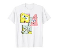 Spongebob Squarepants Patrick Squidward I Migliori Amici retrò Maglietta