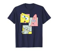 Spongebob Squarepants Patrick Squidward I Migliori Amici retrò Maglietta
