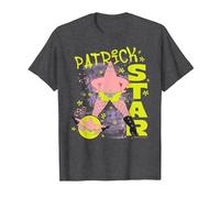 Spongebob Squarepants Patrick Star Fishnets Cartoon Maglietta, Uomo, Grigio Scuro, 5XL