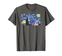SpongeBob SquarePants & Patrick Starry Night Romantic Scene Maglietta