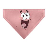 Spongebob Squarepants Pet Bandana Patrick Star Smiling Face Close Up and Text Pi