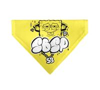 Spongebob Squarepants Pet Bandana Spongebob Squarepants Spsp $B Chain Pose Yello