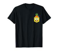 SpongeBob SquarePants Pineapple House Faux Pocket Logo Maglietta