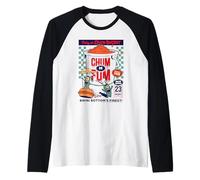 Spongebob Squarepants Plankton Chum Bucket Chum is Fum Maglia con Maniche Raglan