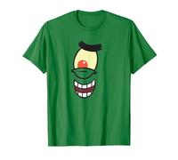 SpongeBob SquarePants Plankton Face Cartoon Costume Maglietta