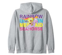Spongebob Squarepants Rainbow Unicorn Mermaid Classic Pride Felpa con Cappuccio