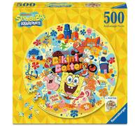 SpongeBob SquarePants Round Jigsaw Puzzle Welcome to Bikini Bottom (500 pieces)
