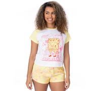 SpongeBob SquarePants - Set pigiama multicolore a manica corta e gamba corta - D