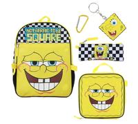 Spongebob Squarepants - Set zaino e portapranzo, 5 pezzi