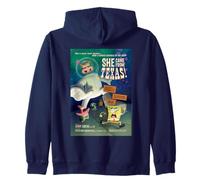 Spongebob Squarepants She Came from Texas Felpa con Cappuccio