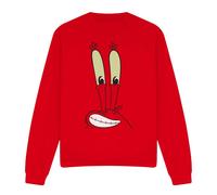 SpongeBob SquarePants Smile Felpa Mr Krabs Viso Adulto Unisex (TV12870)