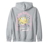 Spongebob Squarepants Soccer Calcio Felpa con Cappuccio