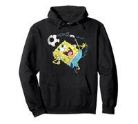 Spongebob Squarepants Soccer Calcio Kick Felpa con Cappuccio