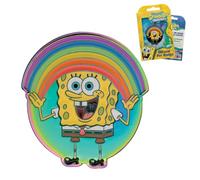 SpongeBob SquarePants - Spilla smaltata arcobaleno | Edizione limitata da collezione | Prodotto con licenza ufficiale | Numerata singolarmente | 41 x 45 mm