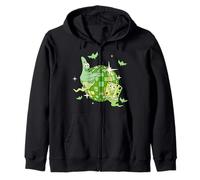 Spongebob Squarepants Spongebob And Patrick Disco Ghosts Felpa con Cappuccio