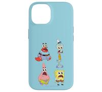 SpongeBob SquarePants SpongeBob Cast Group Stare Logo Custodia per iPhone 14