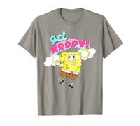 Spongebob Squarepants Spongebob Get Happy Cute Rainbow Maglietta